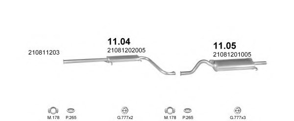 POLMO POLMO04451 Exhaust System